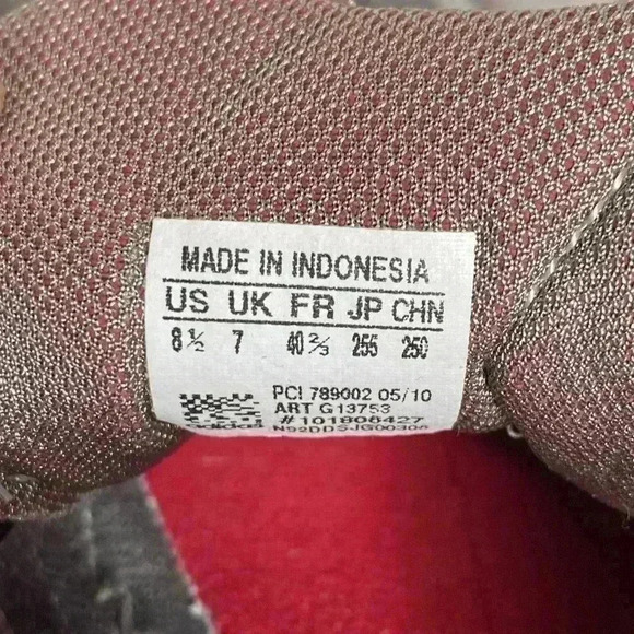 Adidas Women's Size 8.5 Gray Red Kanadia Tr3 Trail Hiker Running Rugged - Picture 7 of 8